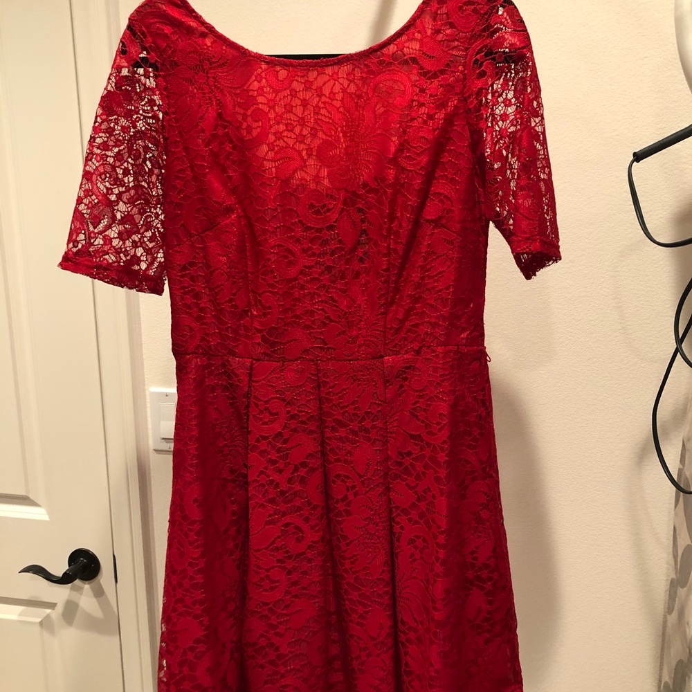 A little red dress